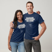 T-shirt McNabb s'assied quand il fait pipi (Unisexe)