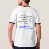 T-SHIRT MDG 3 (Dos entier)