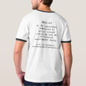 T-shirt MDG-heu réseau (Dos)
