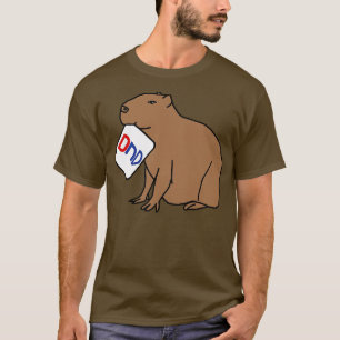 T-shirt MDN Capybara dit Ne pas déranger Je joue