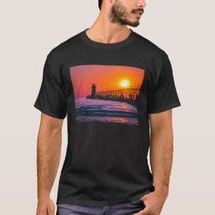 T-shirt MDPhotos coucher de soleil sur les rives de South 
