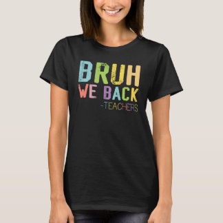 T-shirt mdr on est de retour profs école