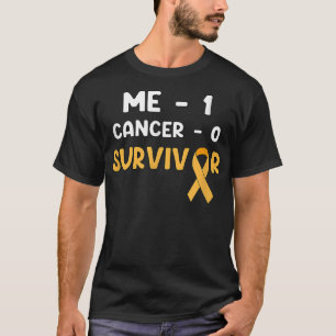 T-shirt Me 1 Cancer 0 - Enfance Cancer Survivor 3137