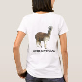 T-shirt Me Demander À Propos De Mes Alpacas (Dos)