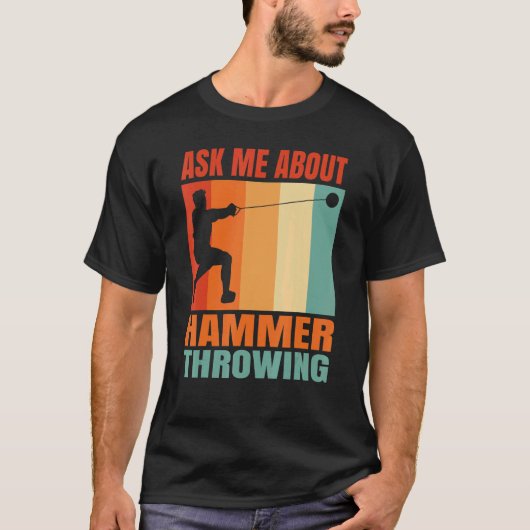 T-shirt Me Demander À Propos Du Jeu De Marteau (Devant)
