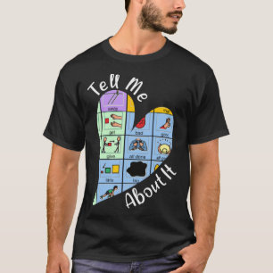 T-shirt me dire Parole à propos de lui orthophonie aac vit