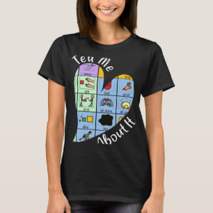 T-shirt me dire Parole à propos de lui orthophonie aac vit