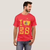 T-shirt Me encanta España con una estrella (Devant entier)