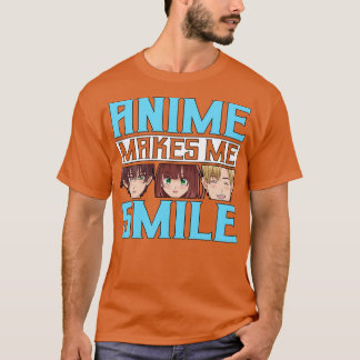 T-shirt Me Fait Sourire Merch Girl Otaku Cadeau