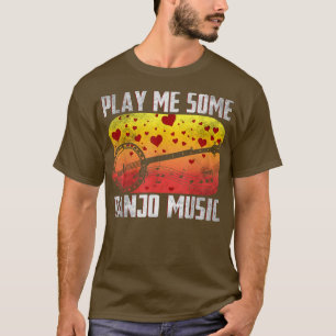 T-shirt Me Jouer Certains Banjo Musique Banjo Joueur Blueg