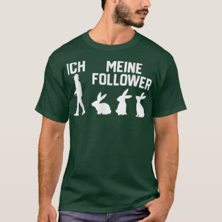 T-shirt Me Mes abonnés Cravate Aimer Cochons Fermier 4121
