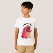 T-shirt Me nourrir Bébé Drôle Dragon (Devant entier)