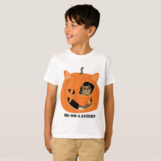T-SHIRT ME-OW-LANTERN (Devant entier)