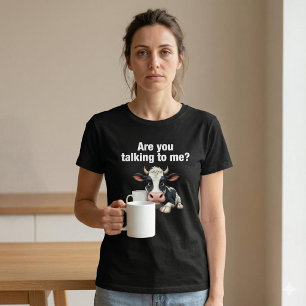T-shirt Me Parles-Tu? Drôle De Vache Café