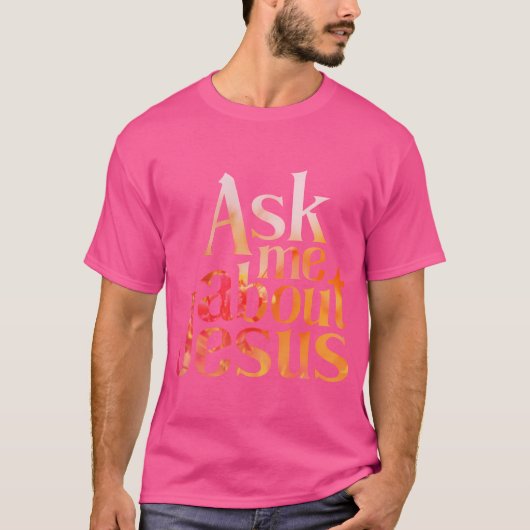 T-shirt Me questionner sur Jésus (Devant)