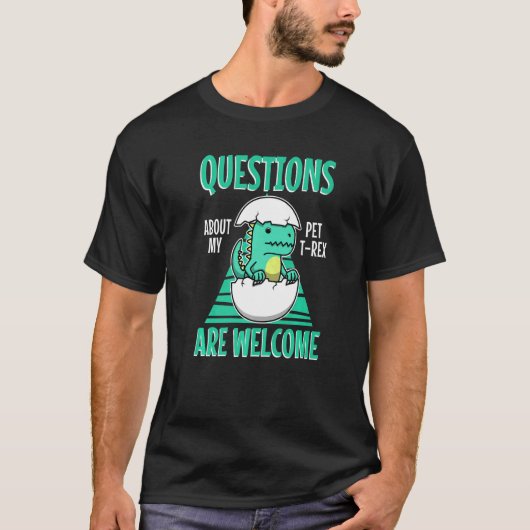 T-shirt Me questionner sur Mon Trex (Devant)
