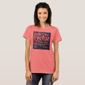 T-shirt me rendre riche Femens 2 Tone T Chemise (Devant entier)