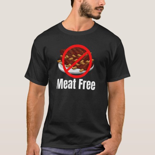 T-shirt Meat Free Ribs Crossed Out (Devant)