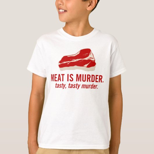 T-shirt Meat is Murder (Devant)