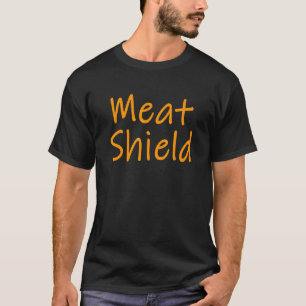 T-shirt Meat Shield Gamer Mème Pour Les Joueurs Alpha 7