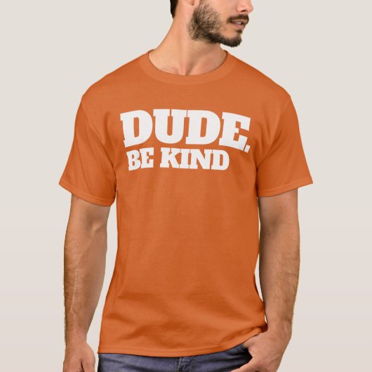 T-shirt Mec Be Kind Stop Bulbing Kindness Unity Day (Devant)