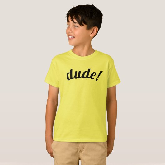 T-shirt Mec ! - Chemise parfaite pour les enfants (Devant entier)