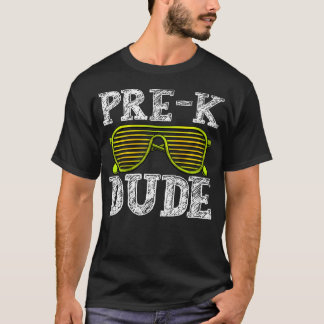 T-shirt Mec de pré-maternelle retour à l'école pour