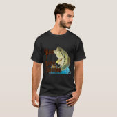 T-shirt mec j'adore la pêche (Devant entier)