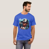 T-shirt Mec urbain drôle (Devant entier)