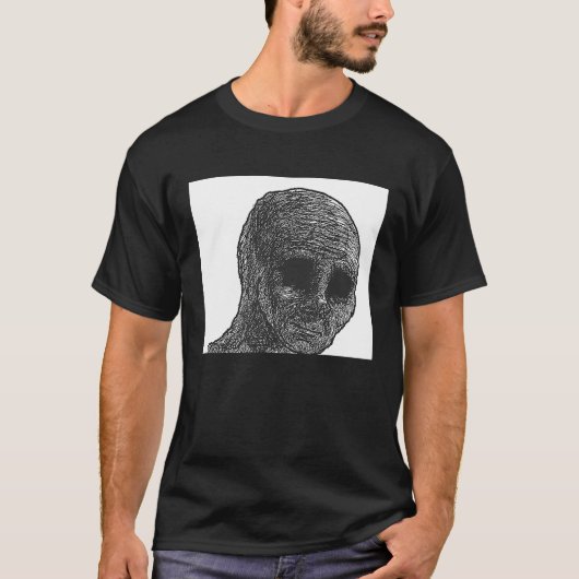 T-shirt Mec Wojak Mème Doomer 1 (Devant)