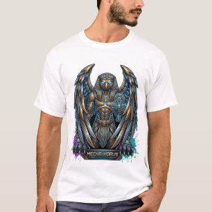 T-shirt Méca-Horus Divinité Égyptienne - Mécanique Futuris