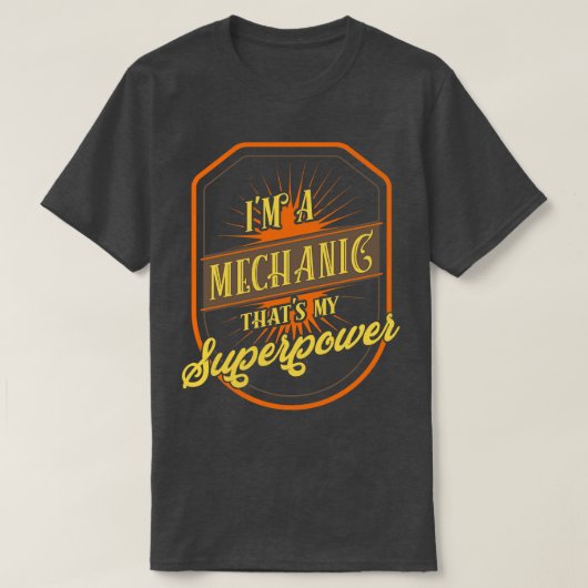 T-shirt Mécanicien (Design devant)
