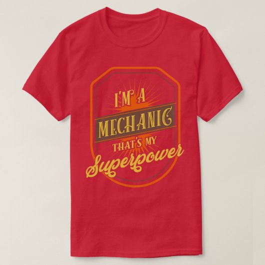 T-shirt Mécanicien (Design devant)