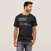 T-shirt Mécanicien aérospatial. (Devant entier)