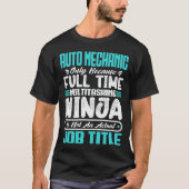 T-shirt Mécanicien automobile multitâche Compétences mécan (Devant)