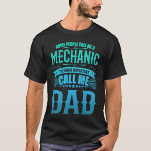 T-shirt Mécanicien Certaines Personnes M'appellent Un Méca