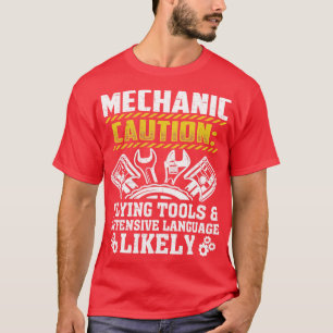 T-shirt Mécanicien cool Pour Hommes Course Drag Automobile