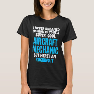 T-shirt Mécanicien d'aéronef pour technicien d'aéronef