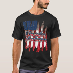 T-shirt Mécanicien d'ascenseur Maintenance Technicien d'in