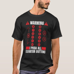 T-shirt Mécanicien d'ascenseur Réparateurs Ma