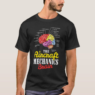 T-shirt Mécanicien d'avion Avion Aviation