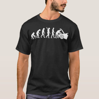 T-shirt Mécanicien de l'évolution Funny Automotive Technic