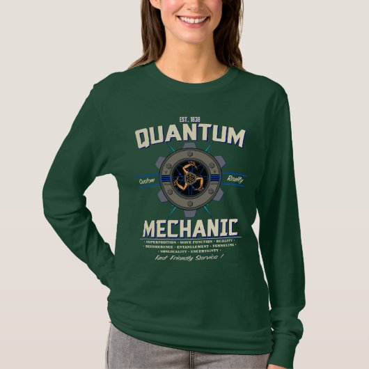 T-SHIRT MÉCANICIEN DE QUANTUM (Devant)