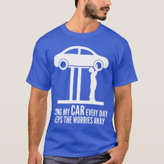 T-shirt Mécanicien de voiture de tuning Moteur rétro vinta