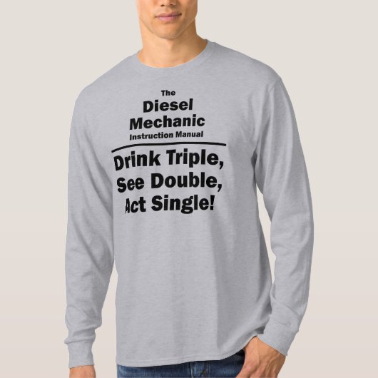 T-shirt mécanicien diesel (Devant)