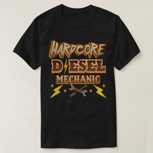 T-shirt Mécanicien diesel de pointe (Design devant)