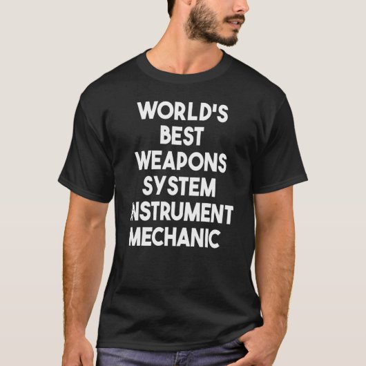T-shirt Mécanicien d'instruments de systèmes d'armes du mo (Devant)