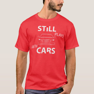 T-shirt Mécanicien Joue Encore Avec La Famille De Voitures
