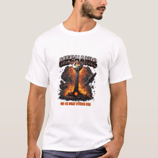 T-shirt Mécanicien Nous Réparons Ce Que Les Autres Redoute