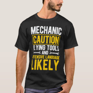 T-shirt Mécanicien Réglage Tuner Voiture   Monsieur Voitur